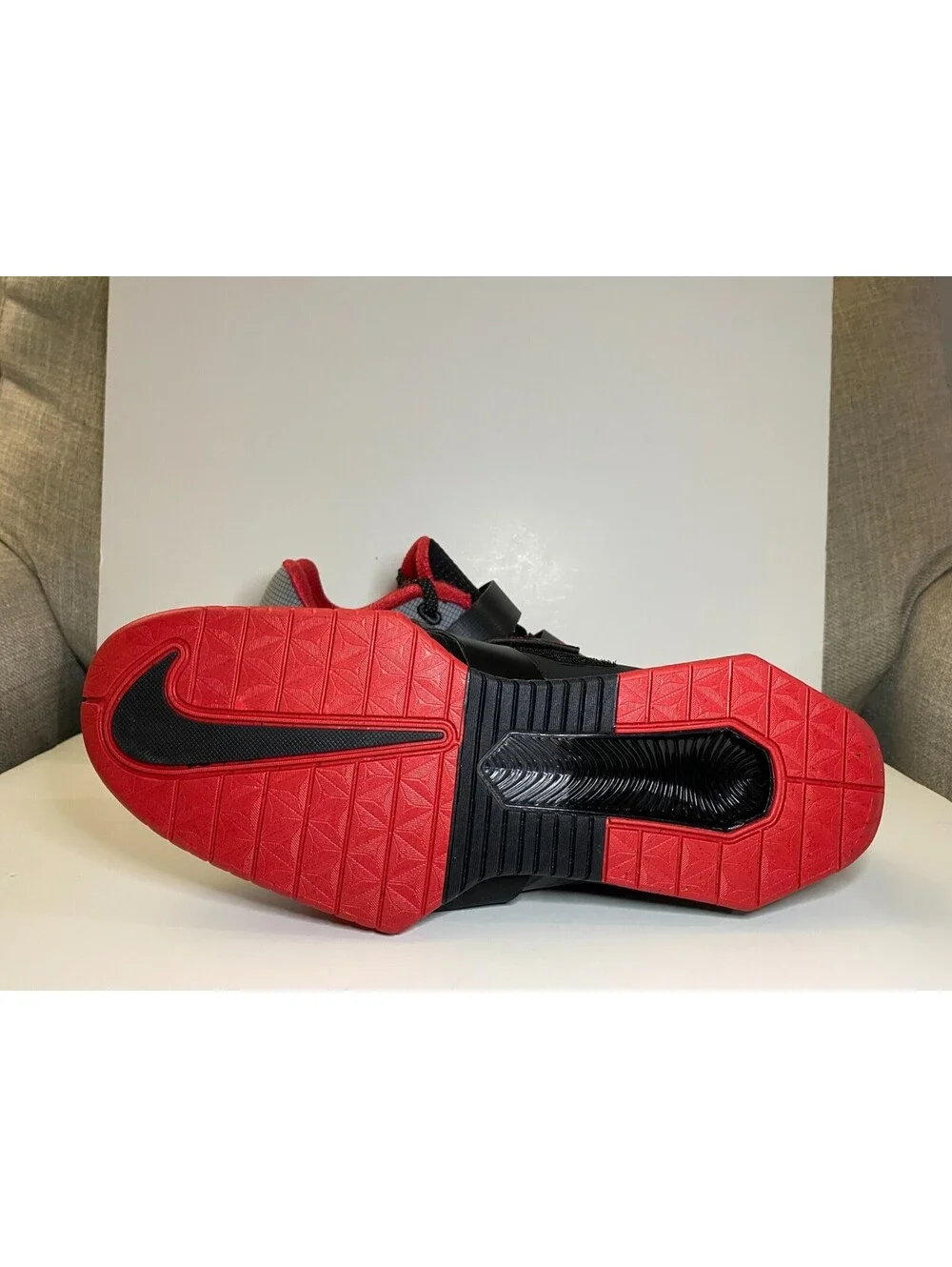 Nike Romaleos 4 CD3463-003 Mens Sneakers US 9 Black White Weightlifting Shoes